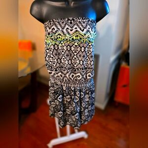 Exhilaration, strapless romper, sz M